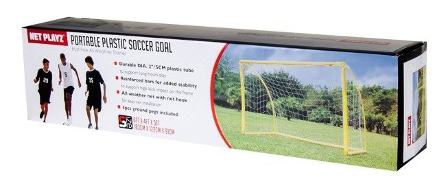 Net Playz - Poarta de fotbal pliabila 183x122x92 cm imagine